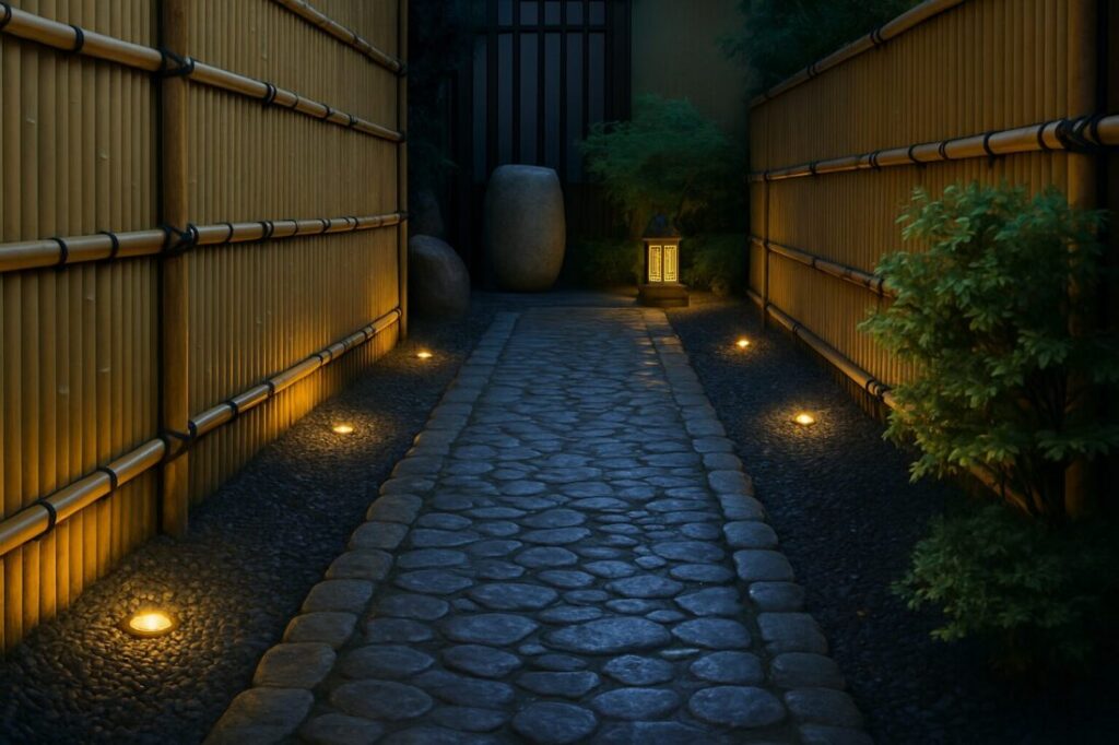 竹垣でおしゃれな住宅