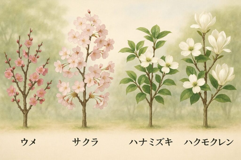 春におすすめの和風庭木の画像4選