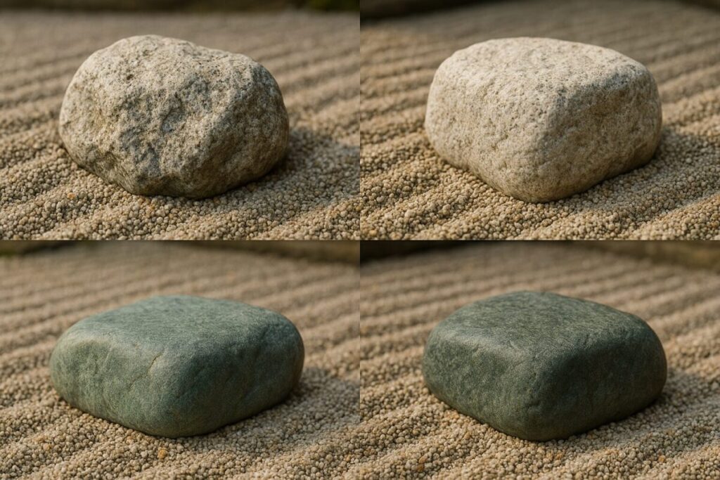 木曽石、白川石、青石のイメージ画像