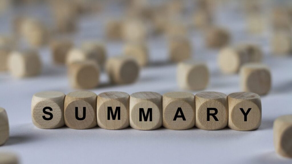 サマリーと書いてある画像