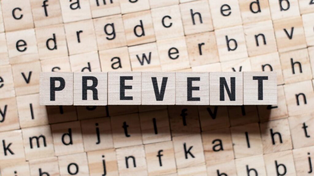 PREVENTと書いている画像