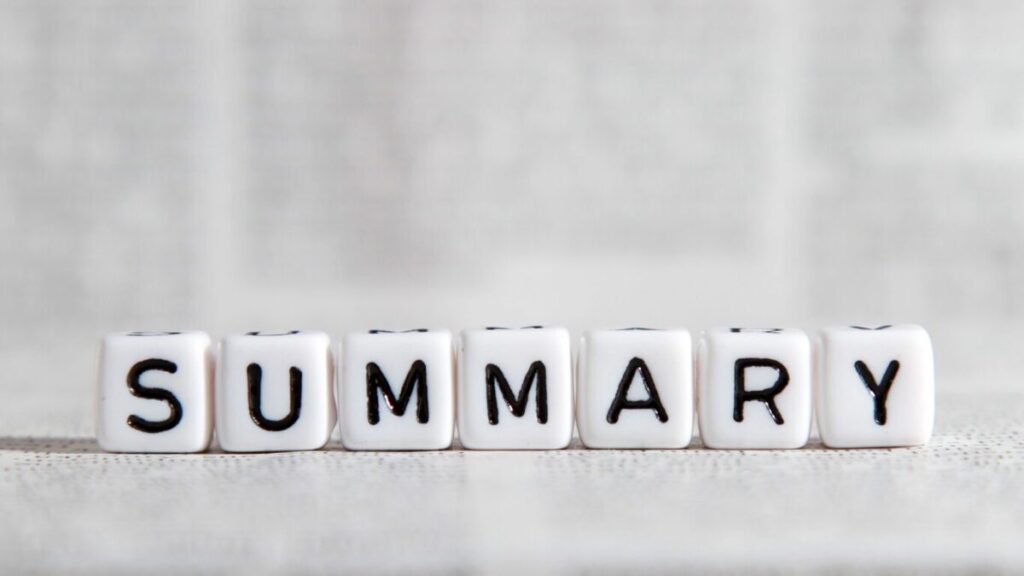 サマリーと書いた画像